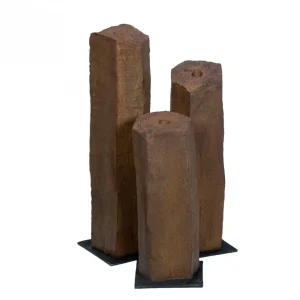FAUX BASALT COLUMN SET OF 3