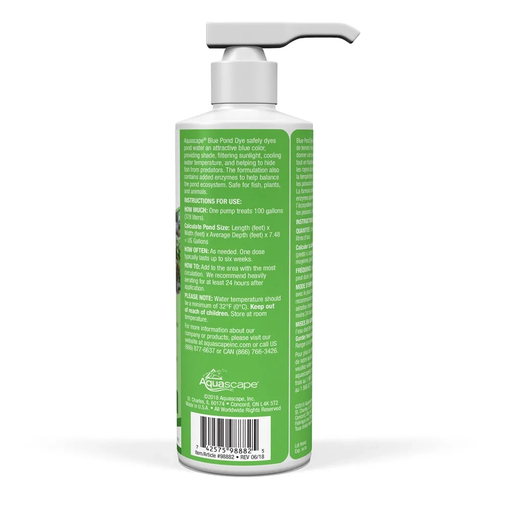 Blue Pond Dye - 8oz - Image 2