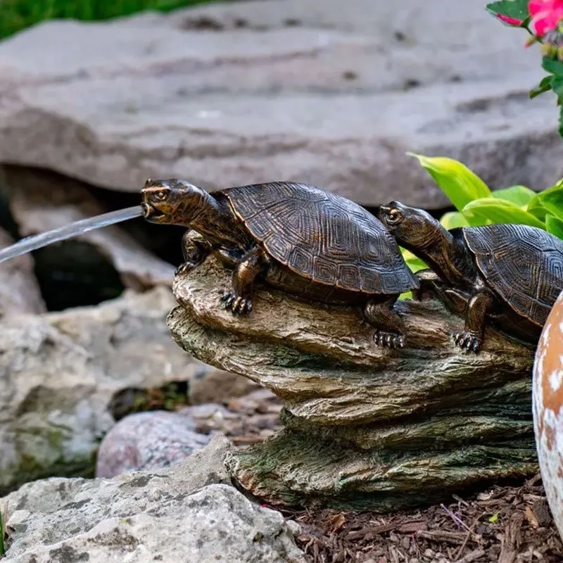 Double Turtle on a Log Spitter - Image 2