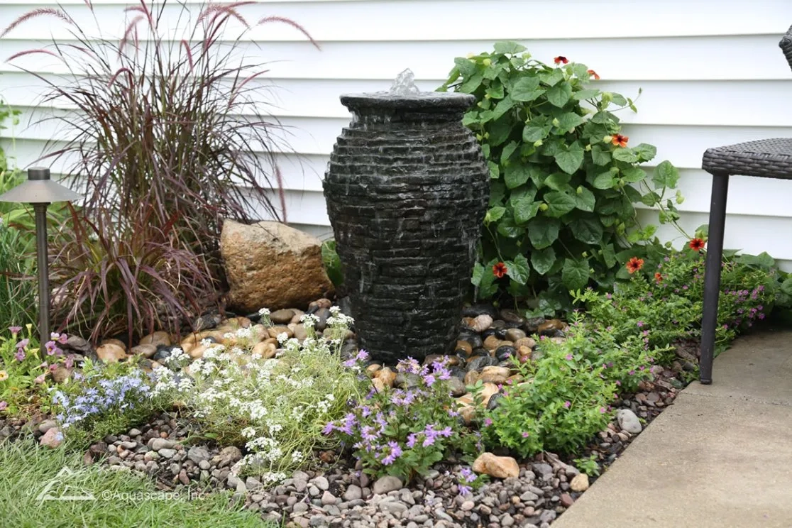 Stacked Slate Urn 24" H (61cm) - Image 2