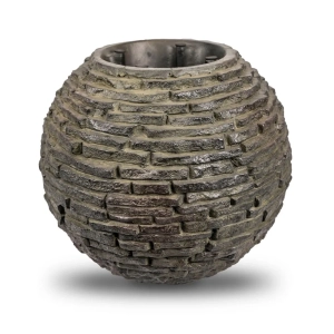 Stacked Slate Sphere 18″ Dia (46cm) Stacked Slate Sphere 18″ Dia (46cm)