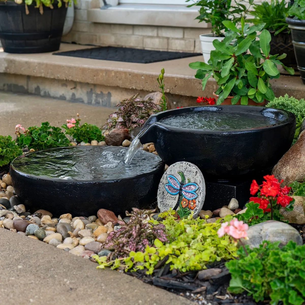 Spillway Bowl and Basin Fountain Kit -19"/21" Dia
