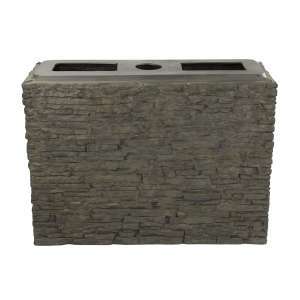 Stacked Slate Wall Base 26″ H (66 cm)