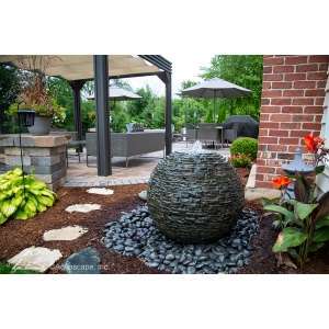Stacked Slate Sphere 32″ Dia (81 cm)