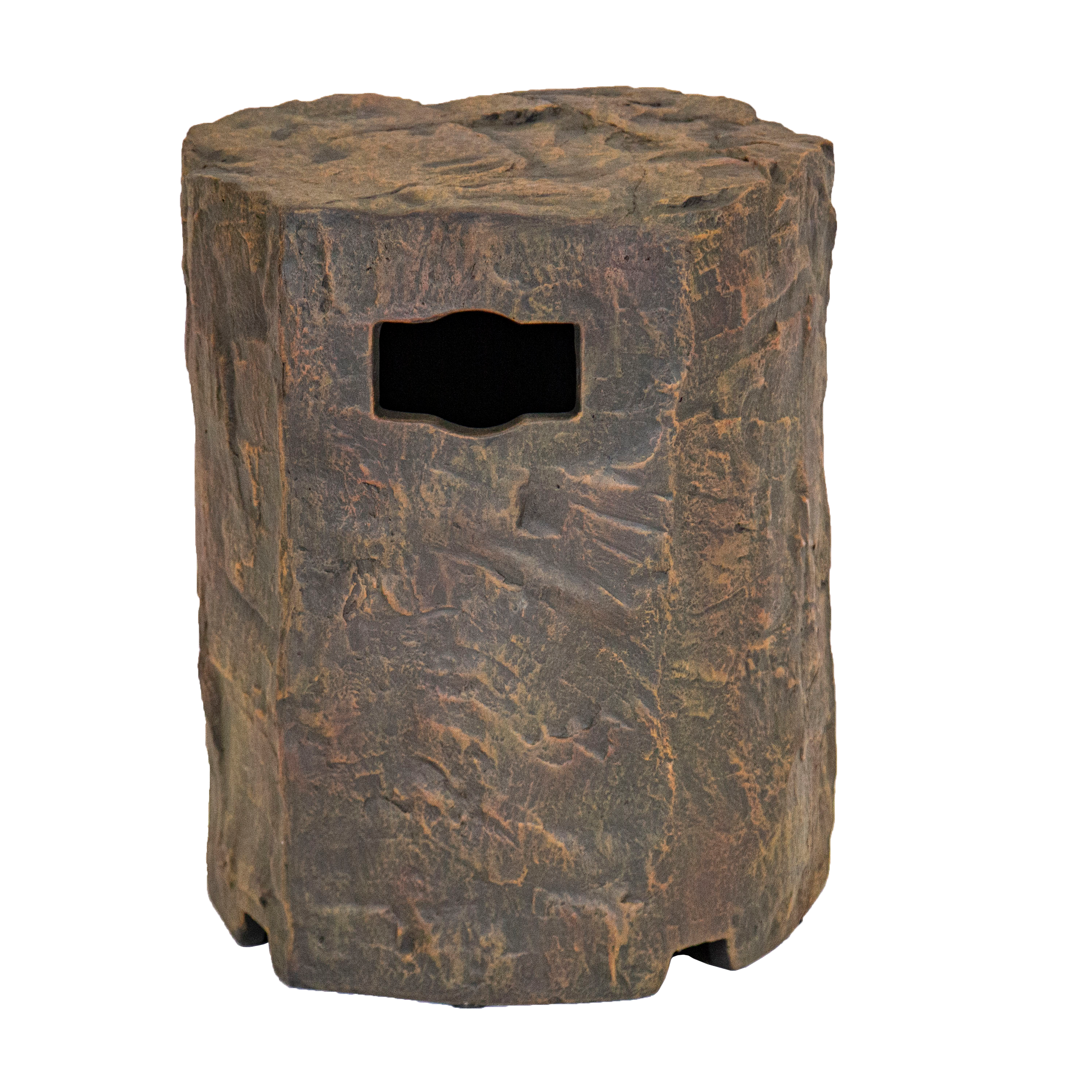 Faux Stone Propane Tank Cover