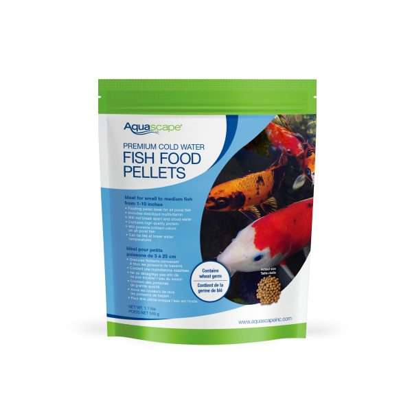 Premium Cold Water Fish Food Pellets - 1lb
